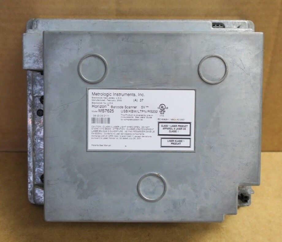 Metrologic Instruments Horizon MS7625 1D Hands-Free Barcode Scanner + AC Adapter