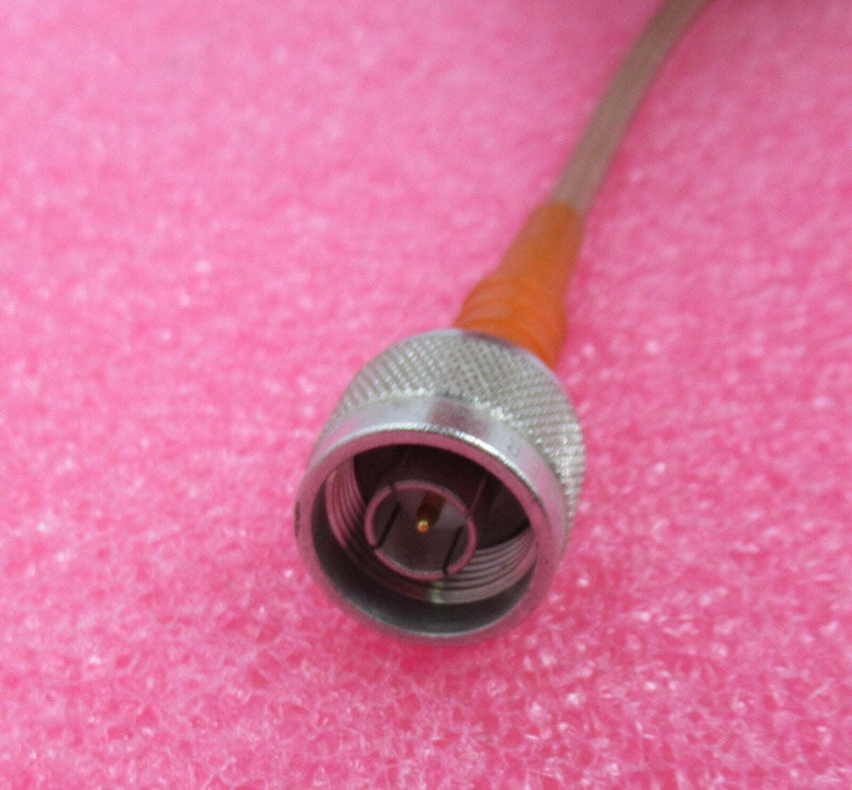 Straight SMA Plug Male To Straight N Plug Brown 20M Silver Coaxial RF Cable