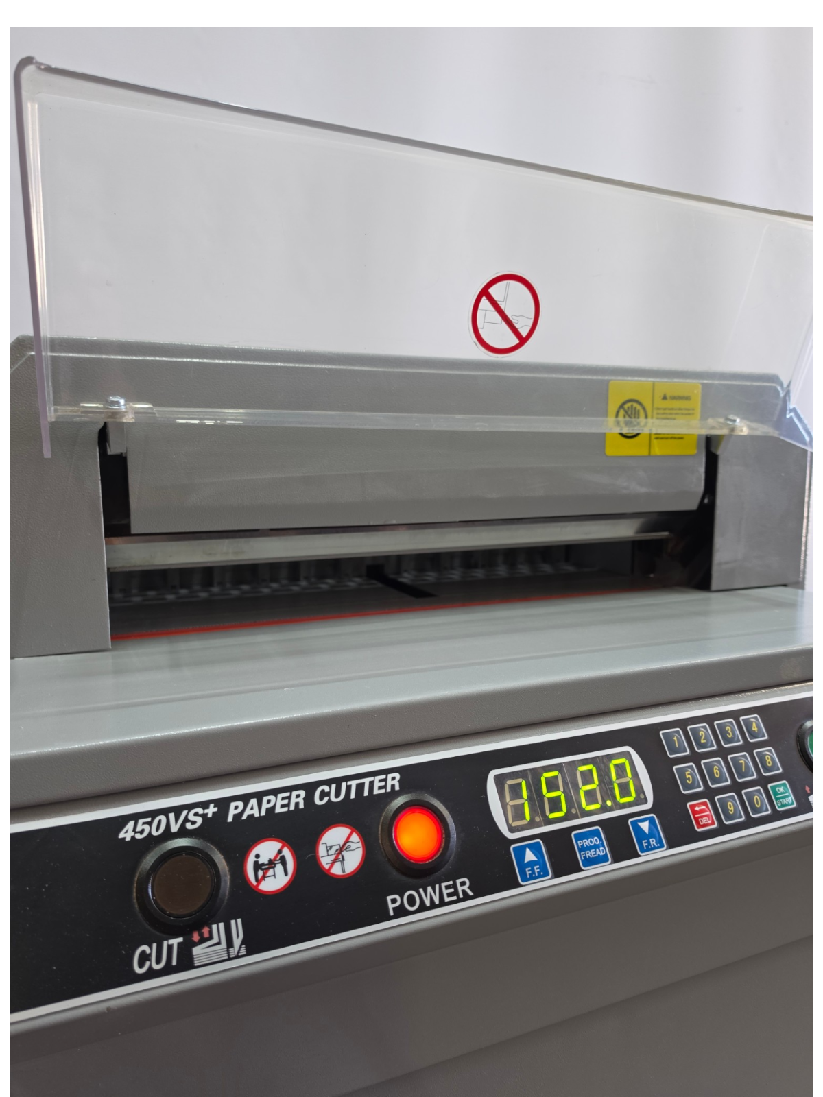 GAPS 450VS+ Electric Paper Guillotine Cutter A3 450mm 40mm Stack Digital Display9