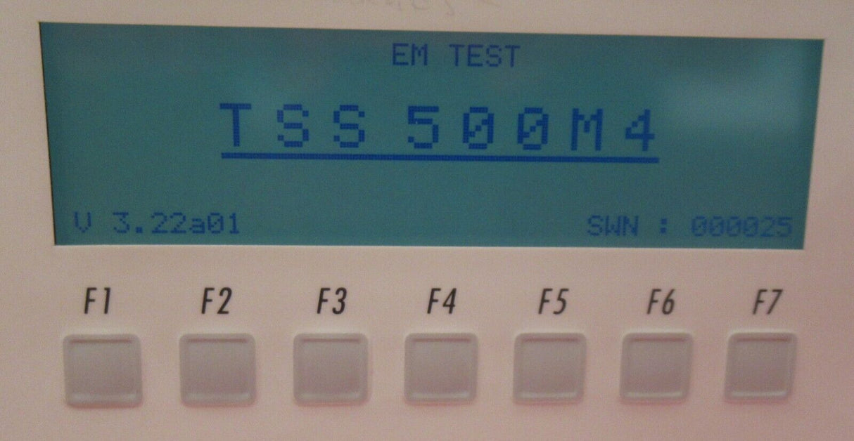 EM TEST TSS 500 Telecom / Current Surge Generator 50-60Hz