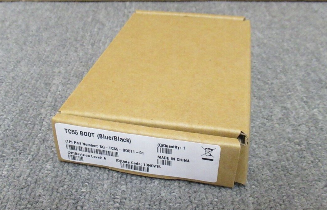 3 x New Zebra SG-TC55-BOOT1-01 Blue/Black Protective Boot Case TC55