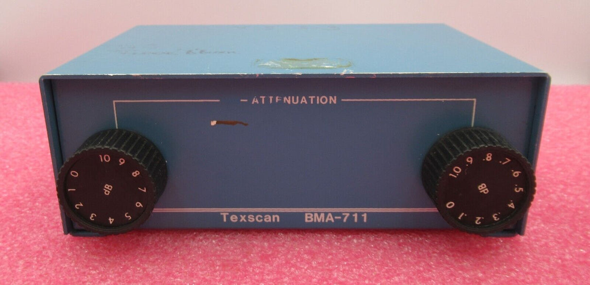 Texscan Trilithic BMA-711 Dual Benchtop Variable Attenuator 75Ohm 1GHz