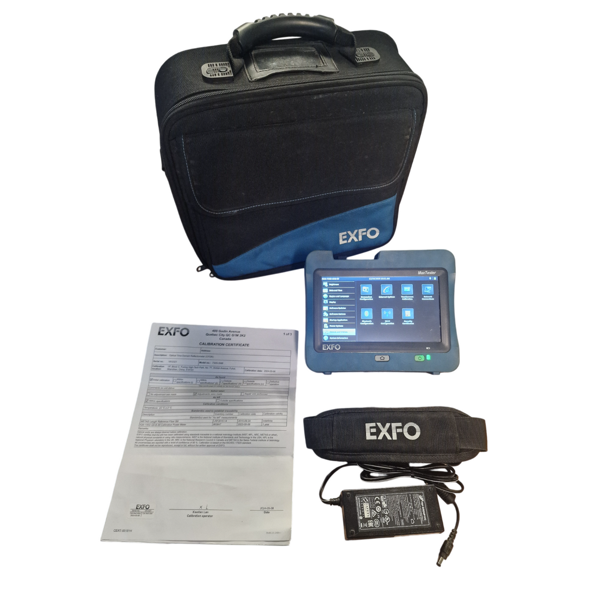 2024 EXFO Max 730D SM8 IOLM Max Tester Fibre Optic Testing Device OTDR0