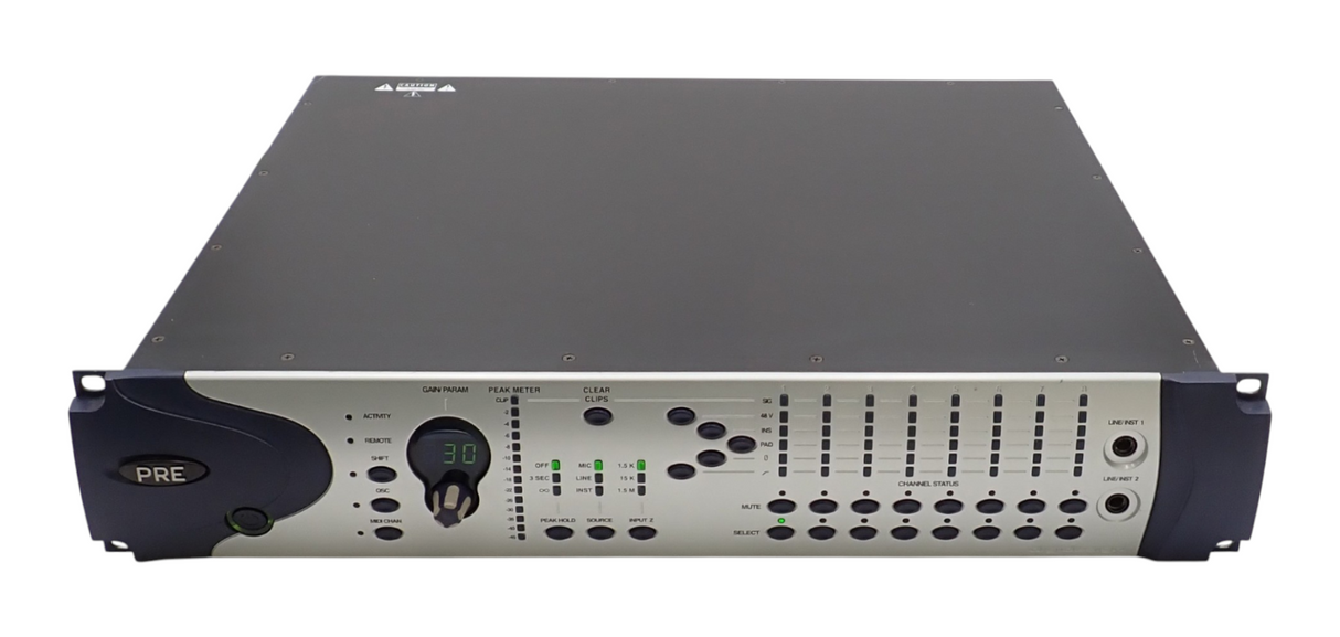 Avid Digidesign PRE MP008 8-Channel Remote Controlled Mic Preamp Silver / Blue0