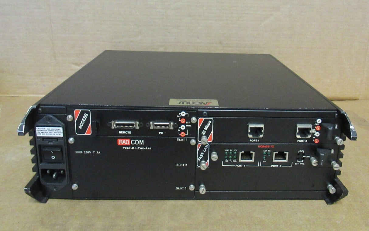 Analyseur de protocole WAN/LAN/ATM Prism Lite de Radcom Test Of The Art