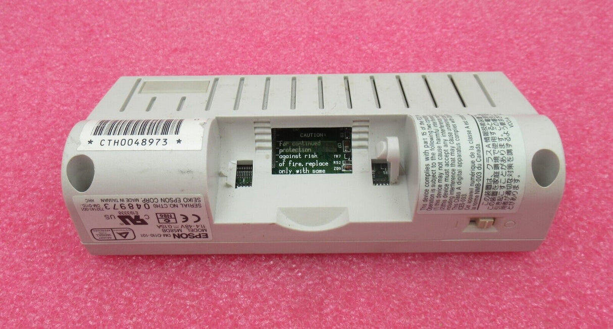 Epson DM-D110-101 M58DB Point Of Sale POS Customer LCD Display White For DM-D110