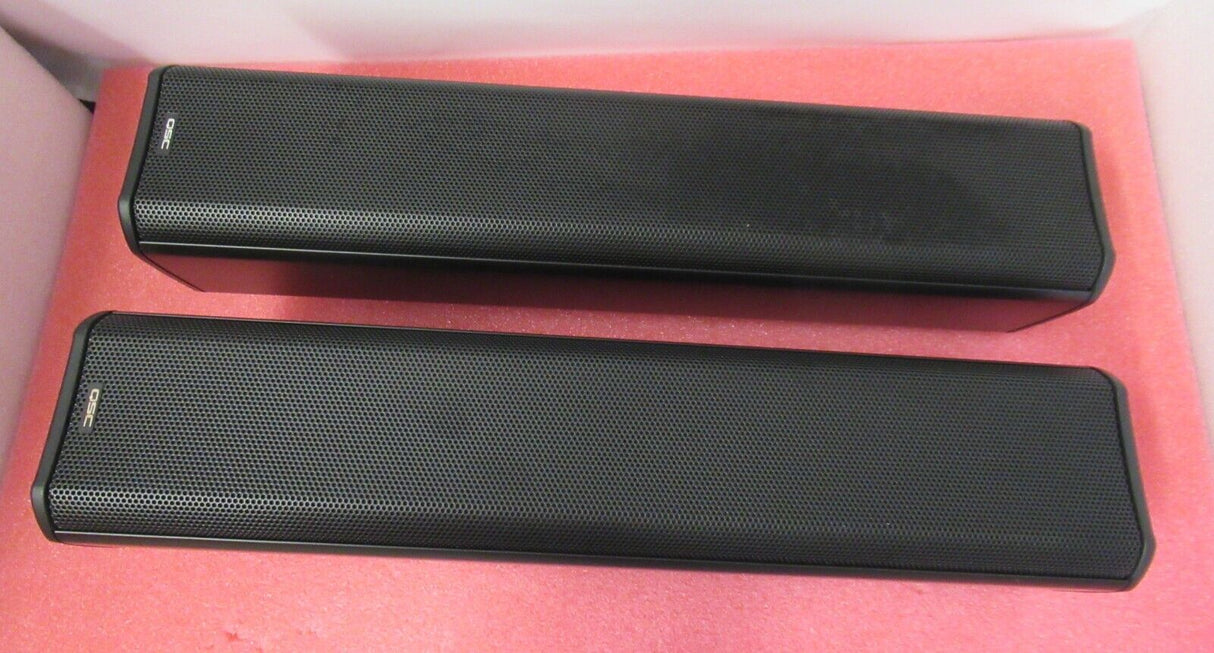 2 x QSC AcousticDesign AD-S802T 8-Driver Column Surface-Mount Loudspeaker Black