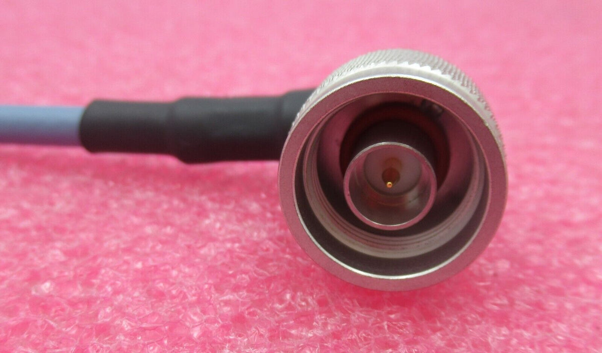 Huber & Suhner 30-09530-10/A SMA Male to N Male Right Angle 50CM Coaxial RF Cable