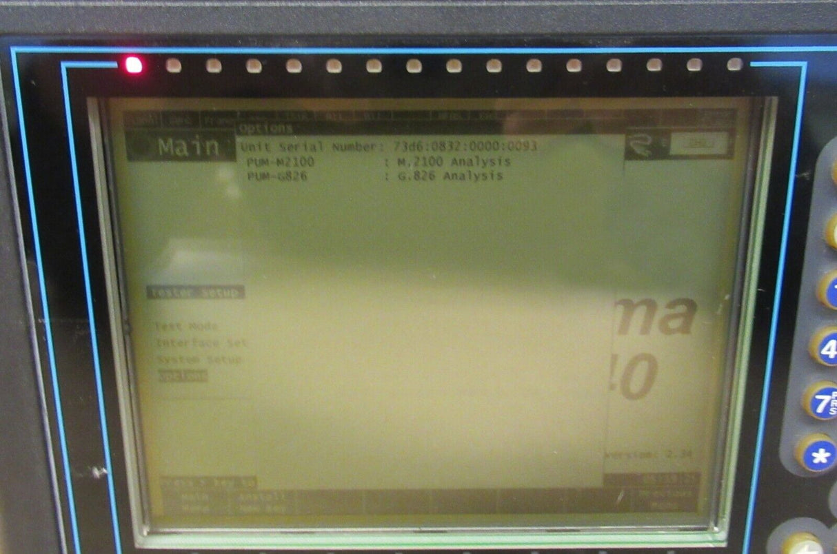 Consultronics Puma 4340E Telecom Datacom Analyzer Options PUM-M2100, PUM-G826