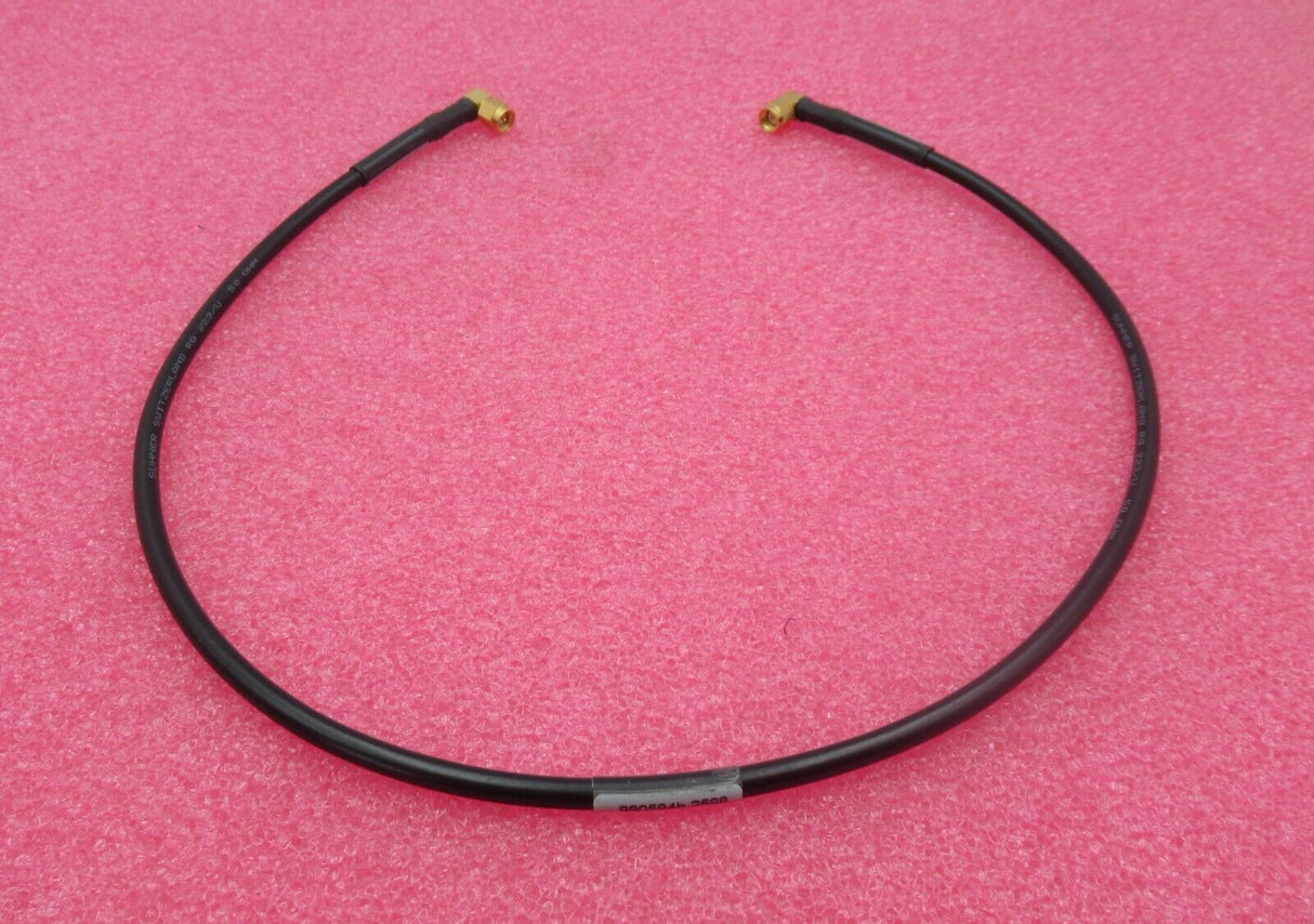 Huber & Suhner 990594B RF Coaxial Cable 65cm SMA Male Right Angle to Right Angle