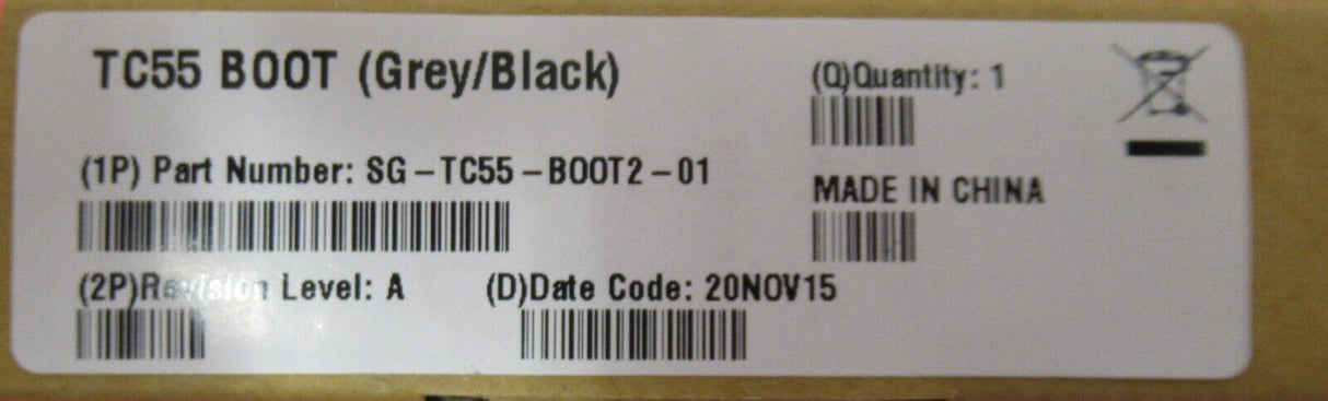 5 x New Zebra SG-TC55-BOOT2-01 Grey/Black Protective Boot Case TC55