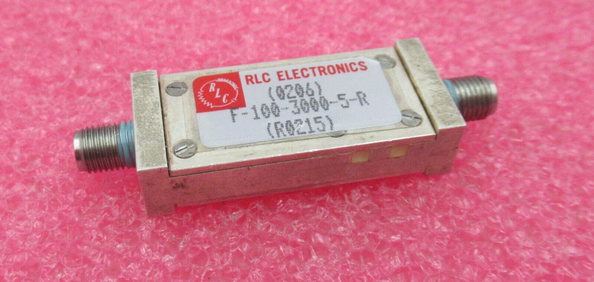 RLC Electronics F-100-3000-5-R Custom Wide Band High Pass Filter