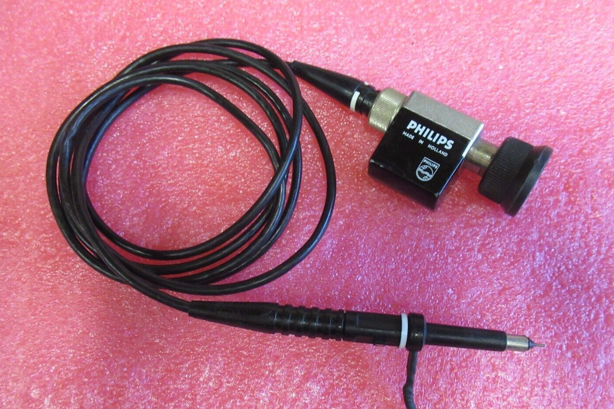 Philips PM8927A Passive Oscilloscope Probe Set 10M? 11pF 1.5ns 10:1 500V Max