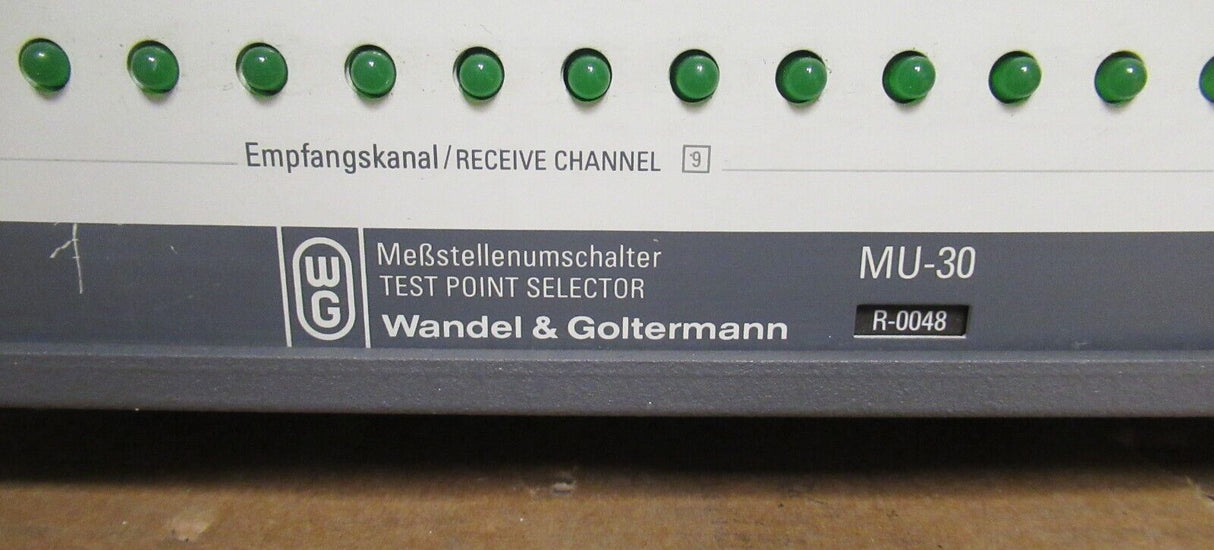 Wandel & Goltermann Testpunktwähler MU-30
