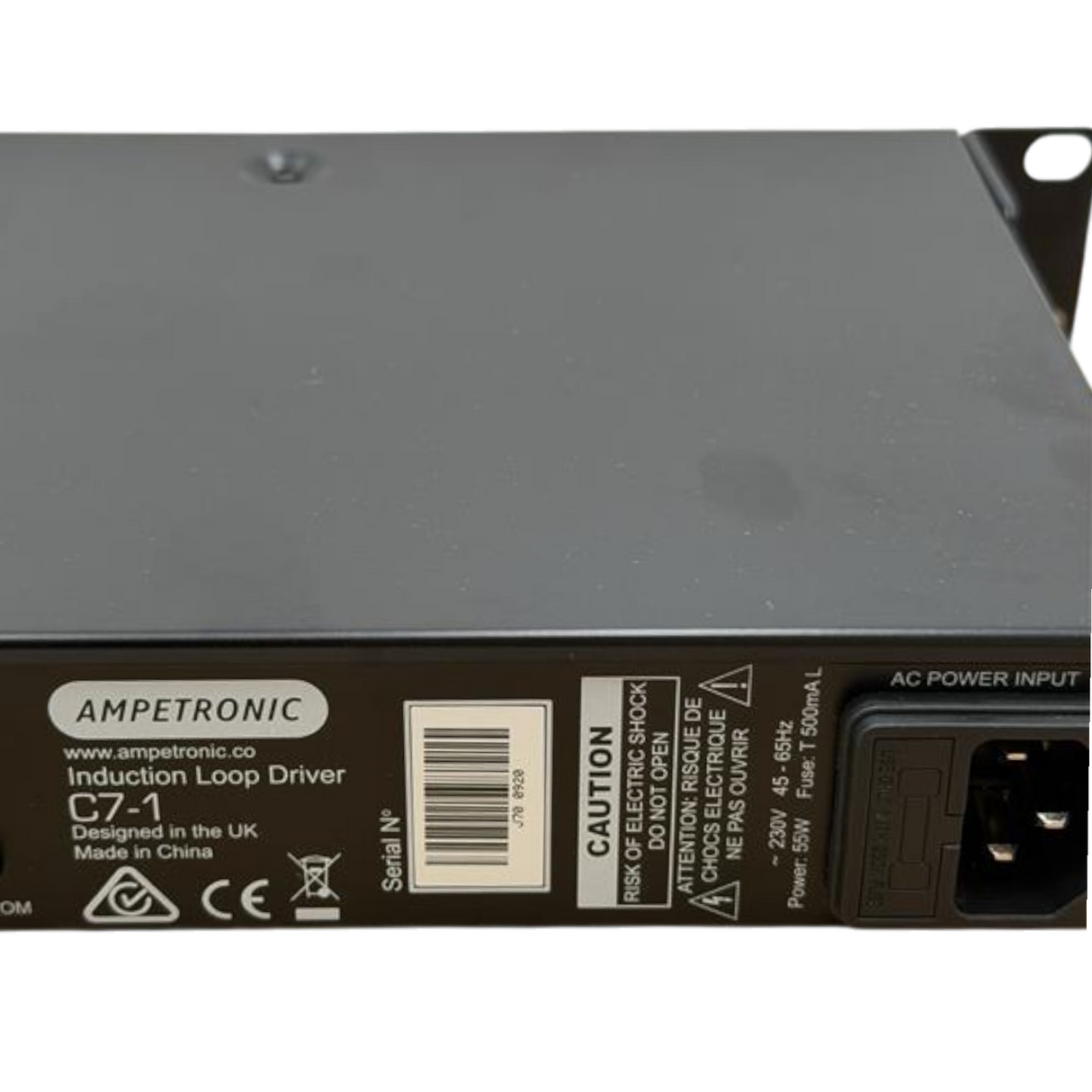 New Ampetronic C7-1N C-Series 1x7A Networked Perimeter Hearing Loop Driver3