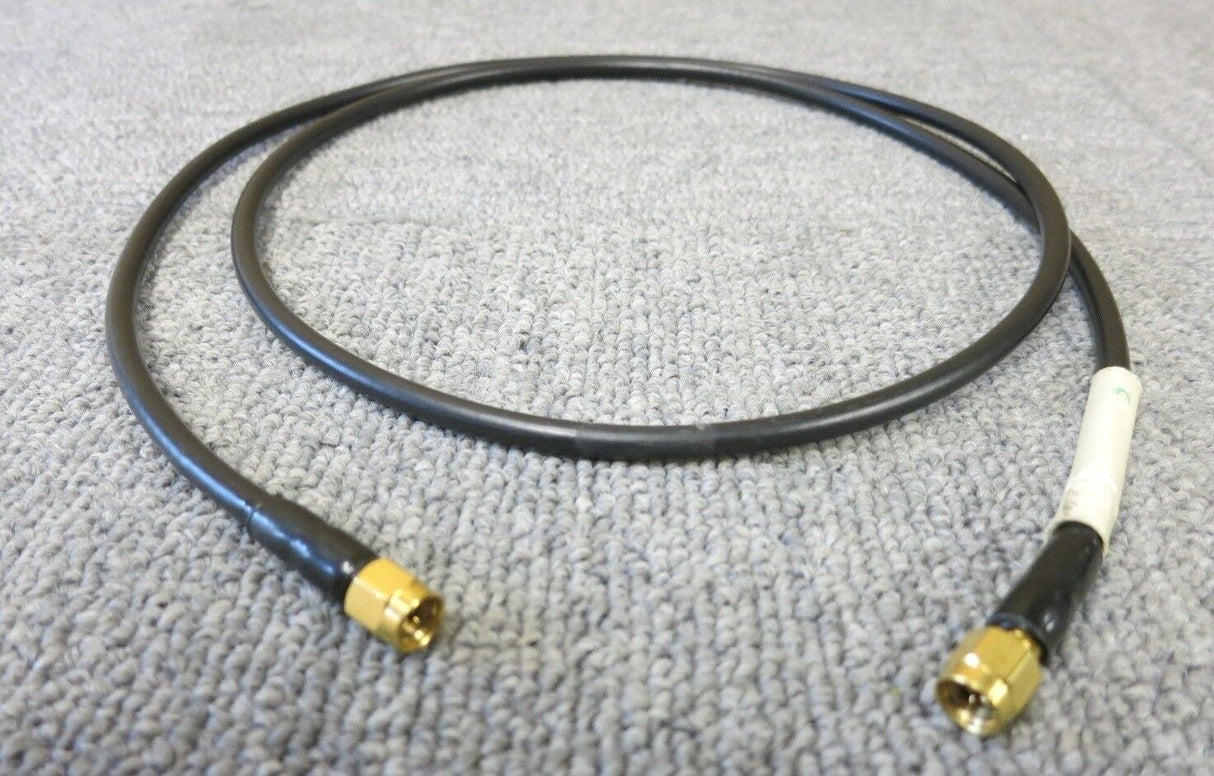 SMA Plug Male Straight To SMA Plug Male Straight 1.1M Black Coaxial RF Cable