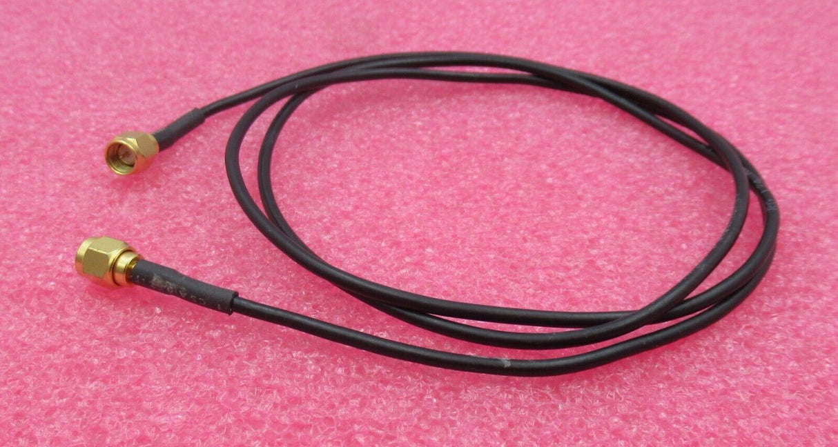 SMA Plug Male Straight To SMA Plug Male Straight 1M Black Coaxial RF Cable