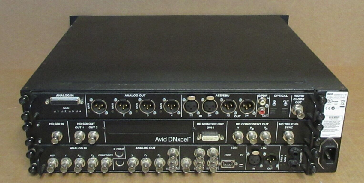 AVID Adrenaline DNxcel Expansion HD Breakout Box 7020-03332-02 7030-03226-02