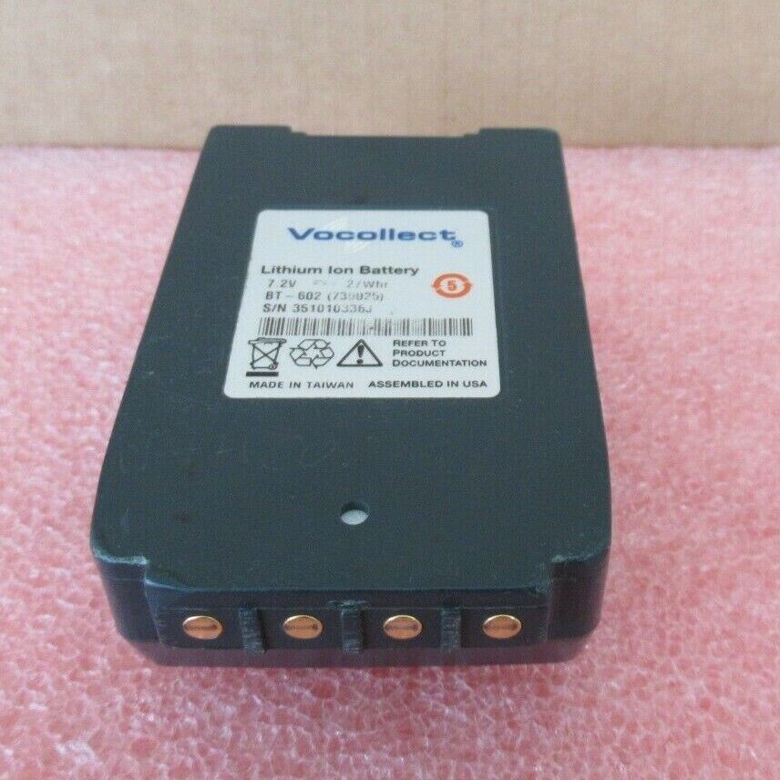 Batterie rechargeable au lithium-ion Vocollect d'origine 7,2 V-27 Wh BT-602 série T2