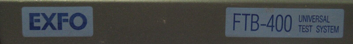 EXFO FTB-400 Universal Test System GP-408 FTB-8120NG SONET/SDH Blazer