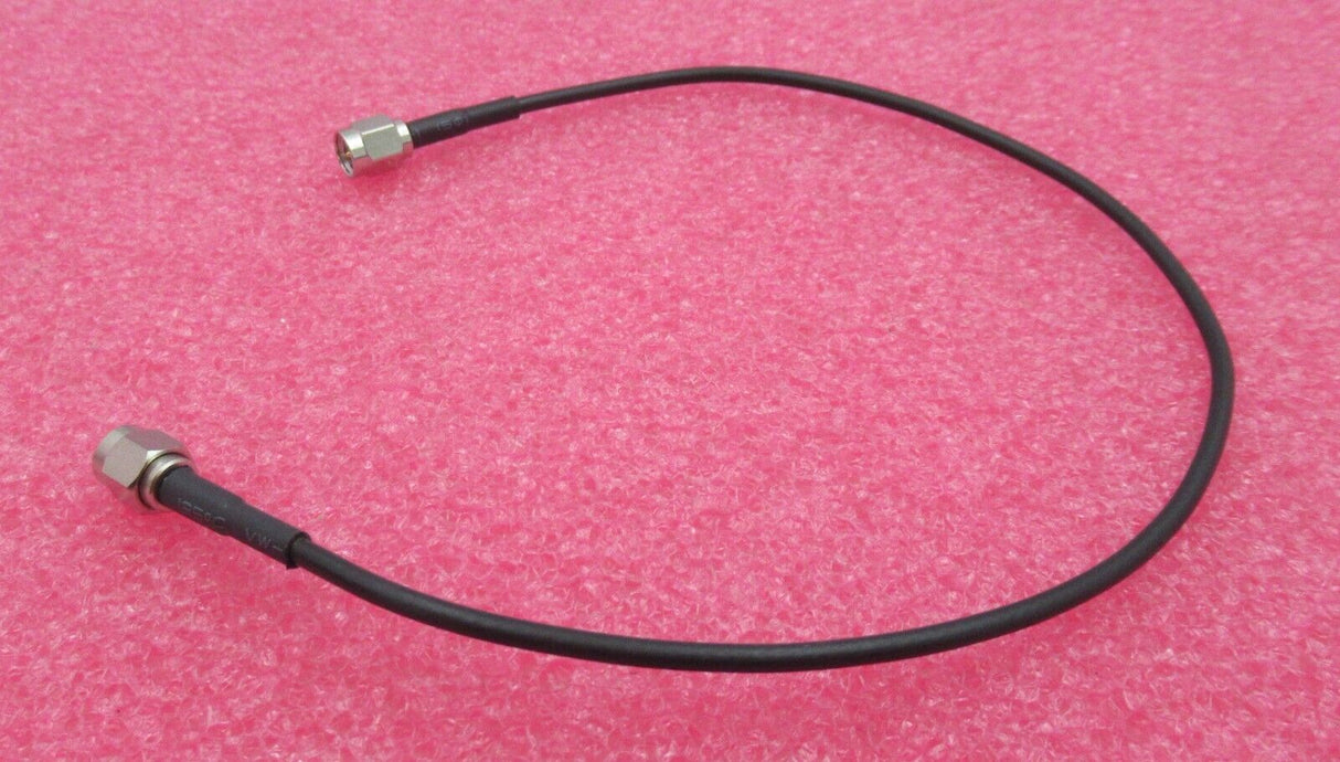 SMA Plug Male Straight To SMA Plug Male Straight 330mm Black Coaxial RF Cable