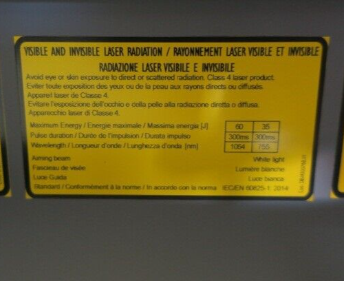 NEW Quanta Duetto MT EVO Alexandrite 755nm Nd:YAG 1064nm HR SR Dual Laser