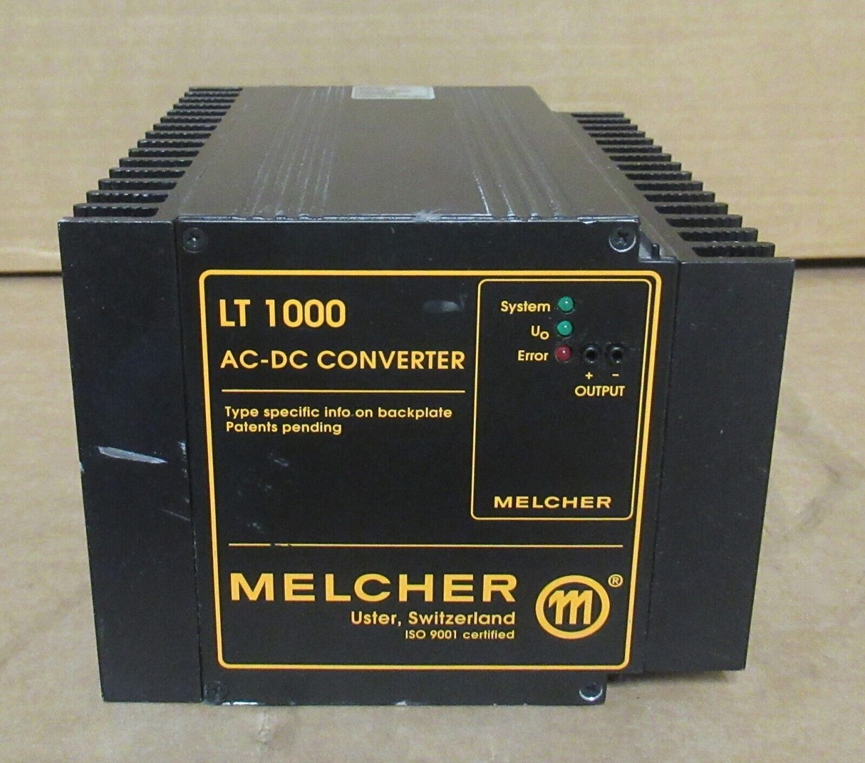 Melcher LT 1000 AC-DC Converter LT 1701-7 85V - 255V AC Input, 54V DC 10A Output