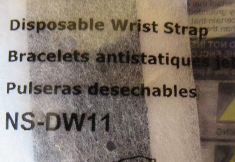 Job Lot 5 x New Disposable Antistatic Wrist Strap Bracelets - P/N NS-DW11