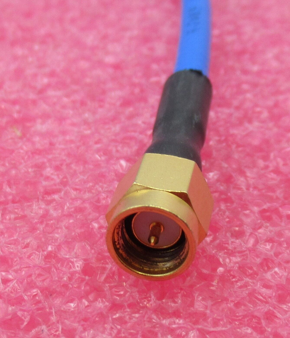 SMA Plug Male Straight To SMA Plug Male Straight 0.5M Blue Coaxial RF Cable