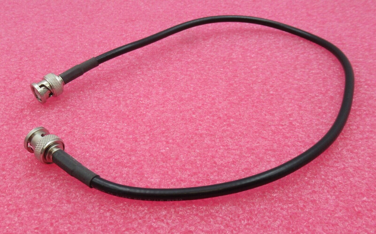 BNC Plug Male Straight To BNC Plug Male Straight 0.5M Black Coaxial RF Cable