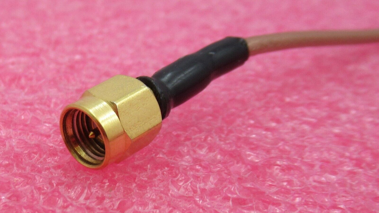 SMA Plug Male Straight To SMA Plug Male Straight 1M Brown Coaxial RF Cable