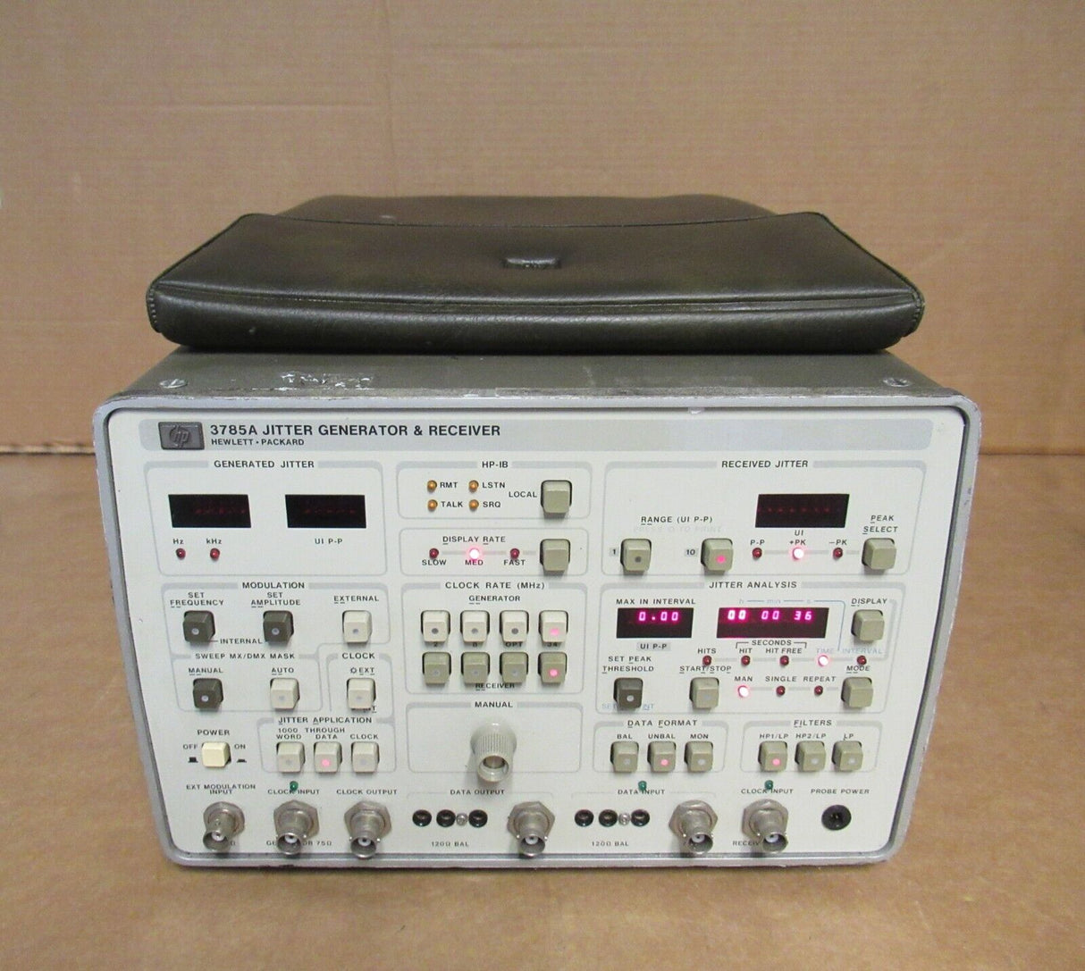 HP Agilent 3785A PCM/TDM Jitter Generator & Receiver 48Hz - 66Hz 220V