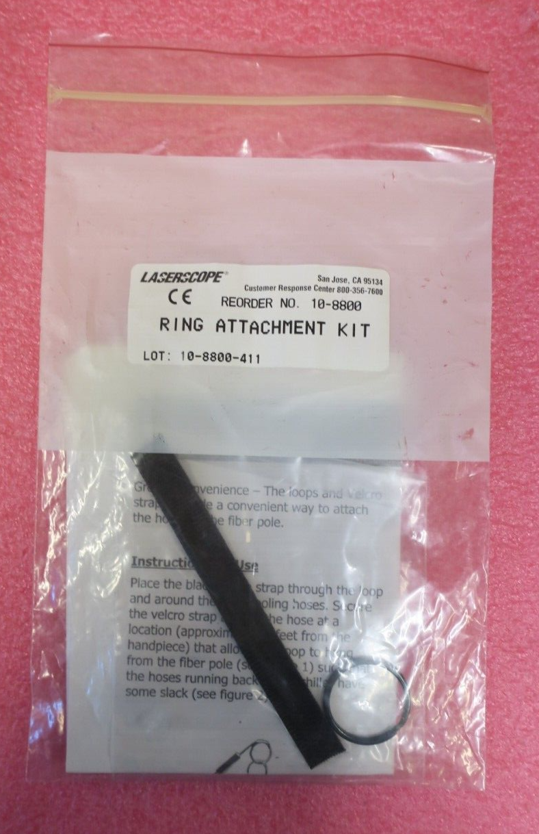 Laserscope Iridex Laser Fiber Ring Attachment Loop & Strap Kit 10-8800