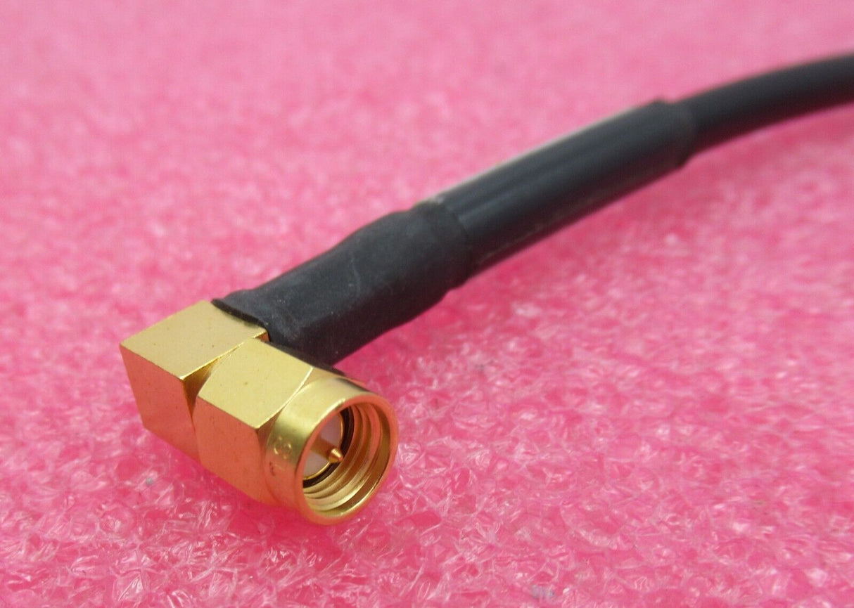 Huber & Suhner 990594B RF Coaxial Cable 65cm SMA Male Right Angle to Right Angle