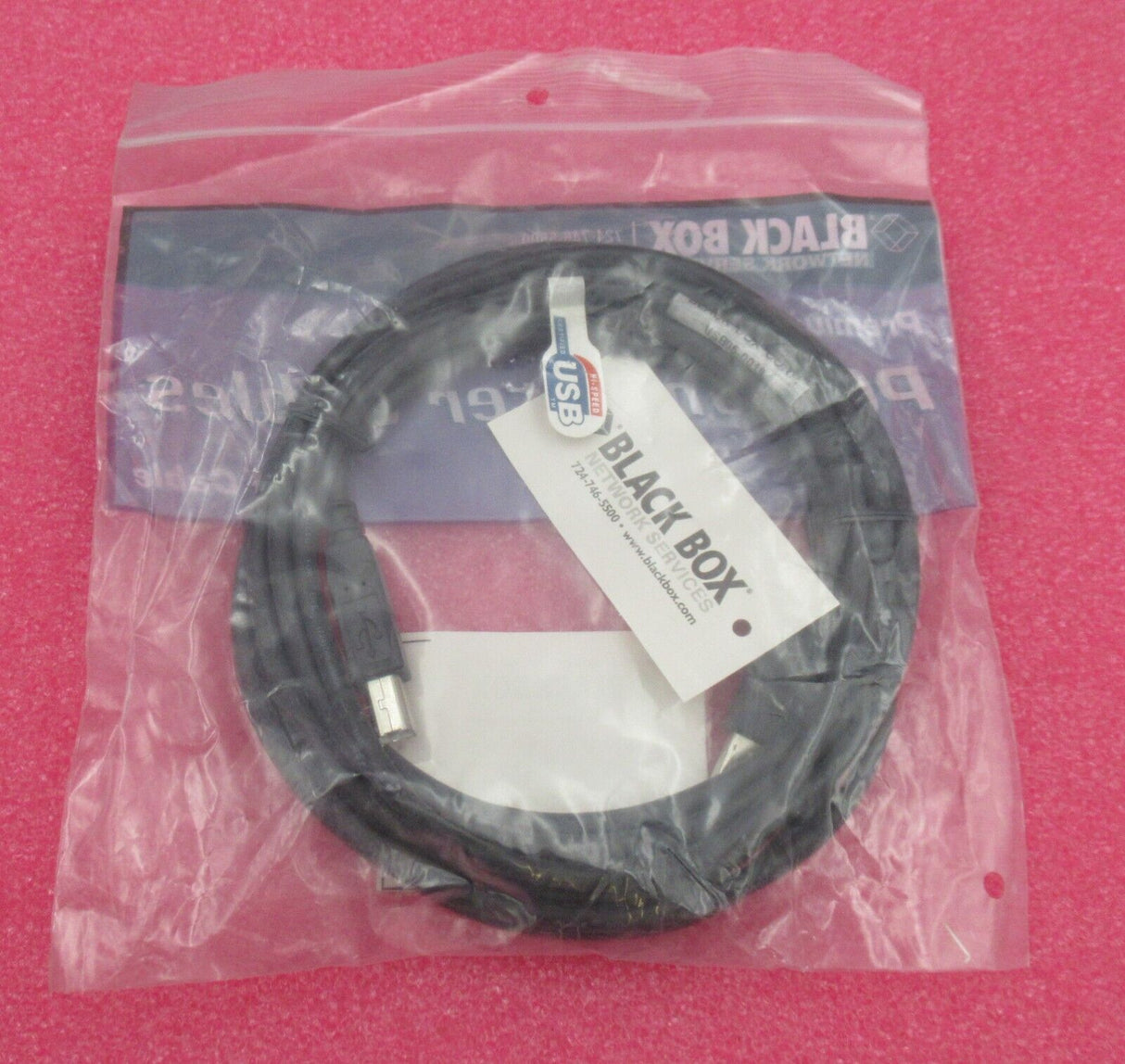 Black Box NEW USB Version 2.0 Cable 10ft 3.0m Type A to Type B - USB05-0010