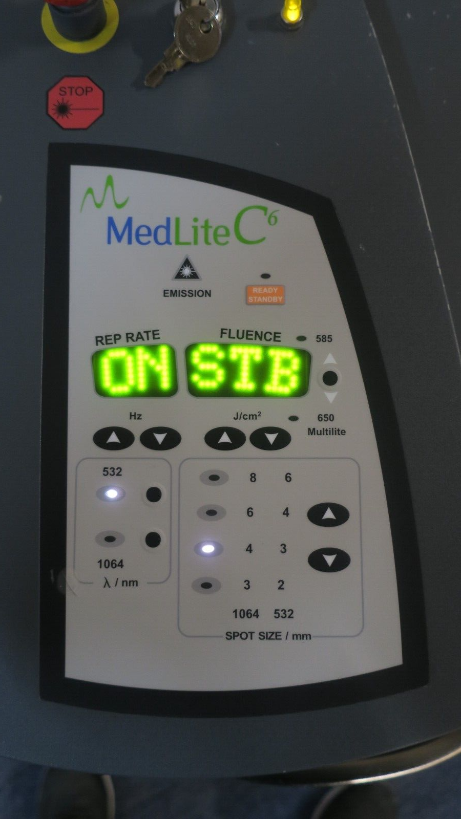 Hoya ConBio Medlite C6 Q-Switched Nd:YAG Tattoo Removal HR SR Acne Skin Laser