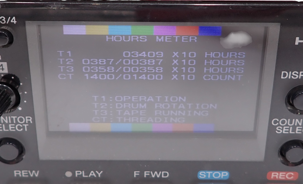 Sony HVR-1500 HDV DVCAM 1089i Digital HD Video Cassette Recorder With LCD3