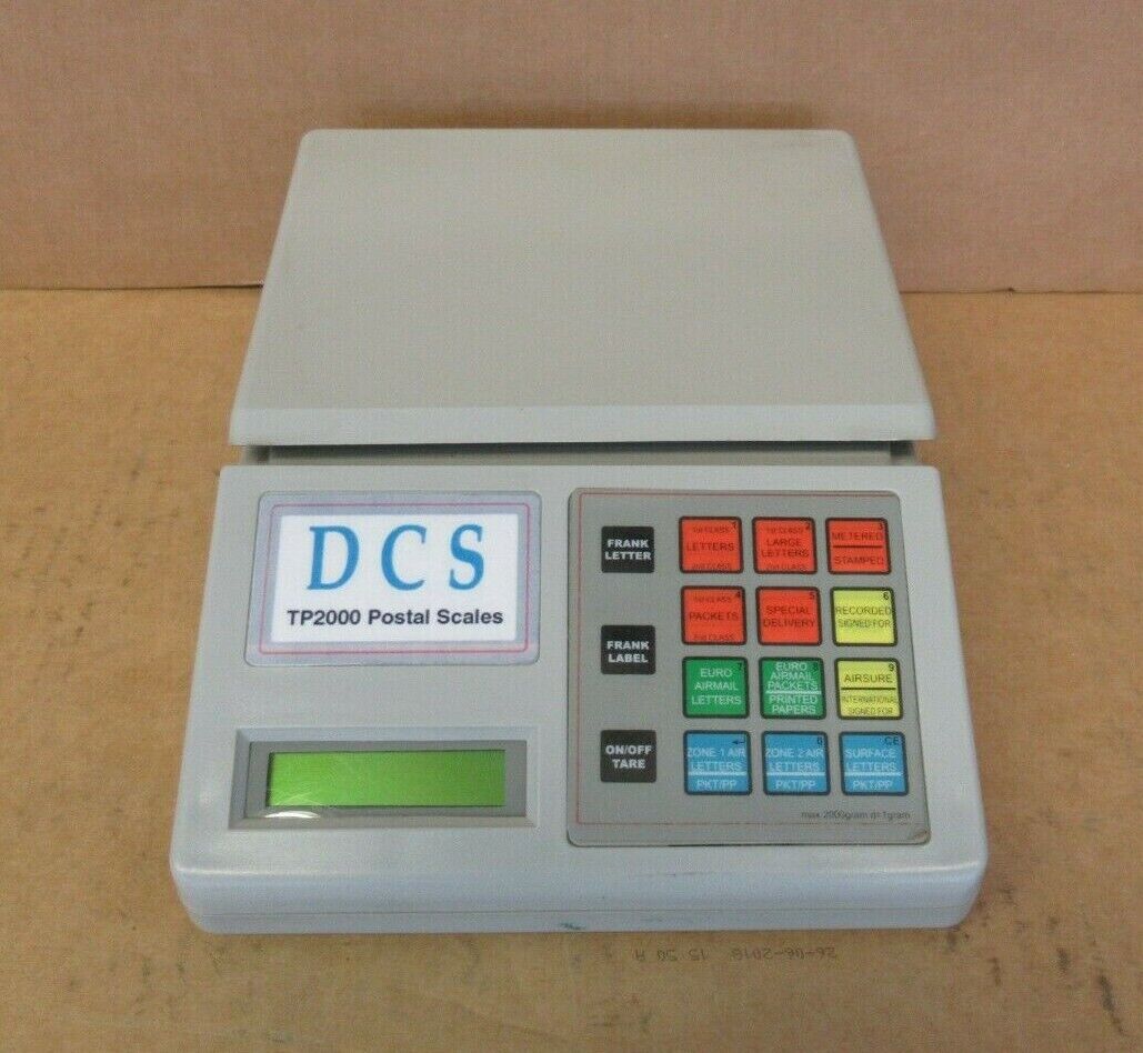 Total PostWeigh TP2000 2KG Postal Scale Mailroom Mailing Postage System Post