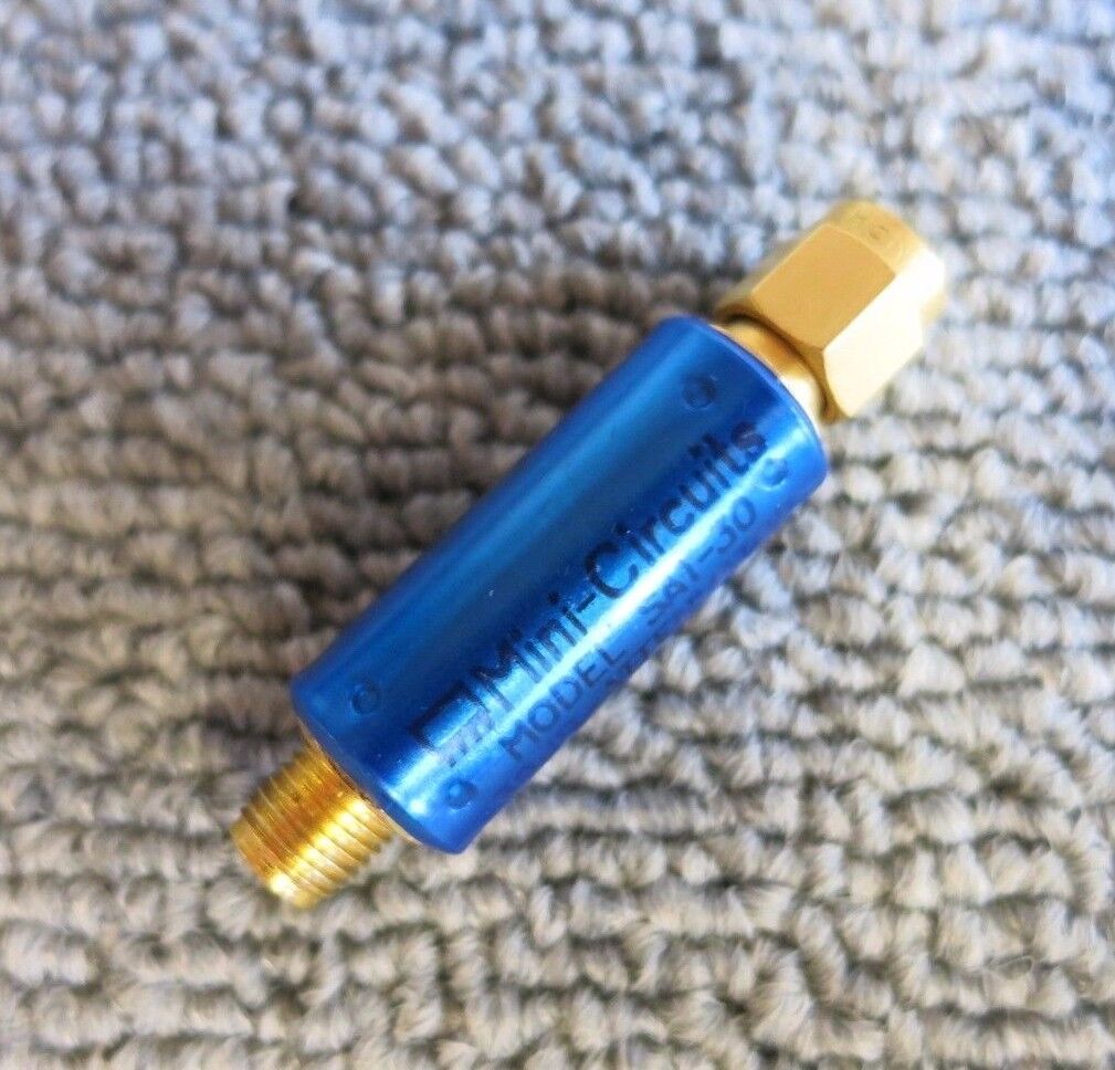 Mini-Circuits SAT-30 30dB SMA M/F Connector Attenuator 50ohm DC Ro 1000MHz