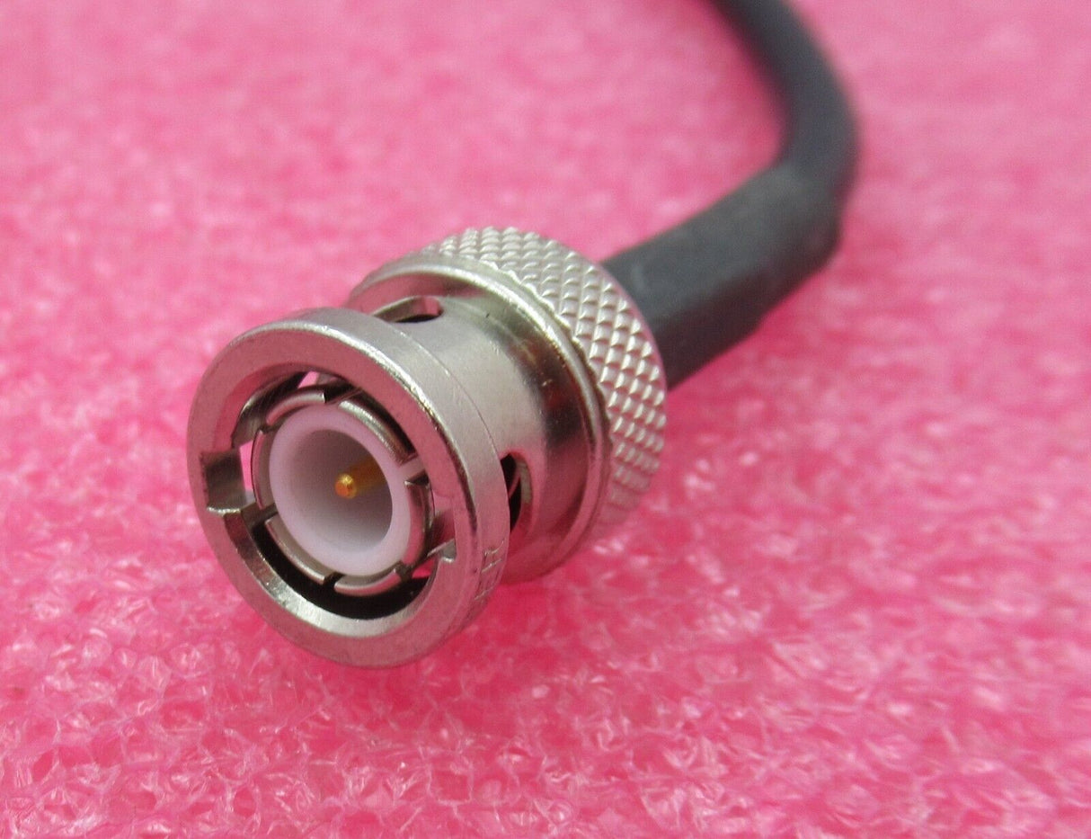 BNC Plug Male Straight To BNC Plug Male Straight 0.5M Black Coaxial RF Cable