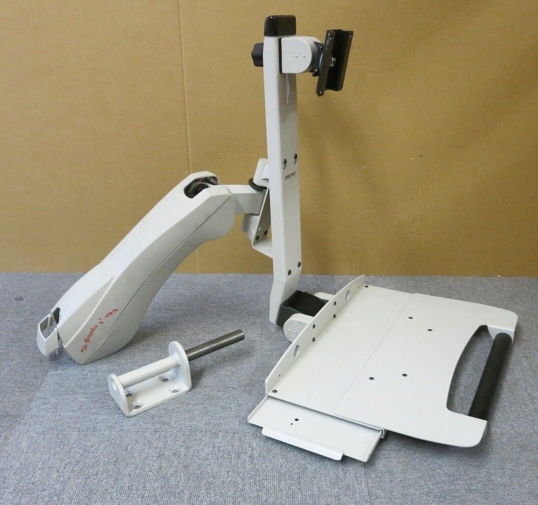 Ergotron 44-373-180 HD Combo Arm Monitor Stand Keyboard & Sliding Mouse Tray