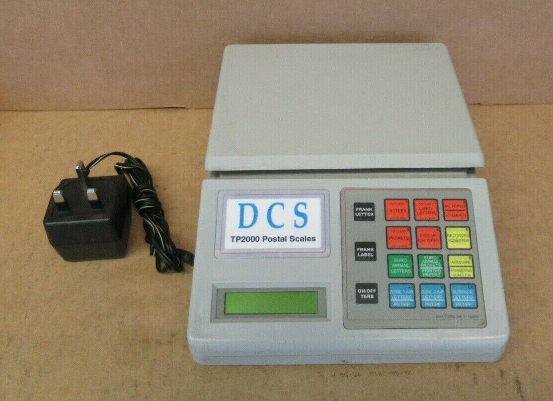 Total PostWeigh TP2000 2KG Postal Scale Mailroom Mailing Postage System Post