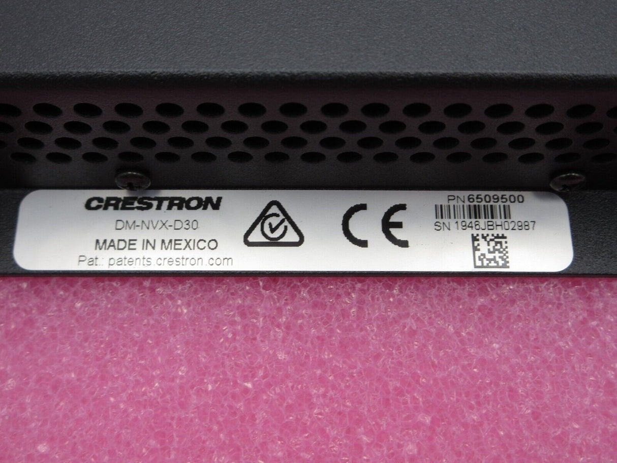 Crestron DM-NVX-D30 DM NVX 4K60 4:4:4 HDR HDCP 2.3 Network AV over IP Decoder