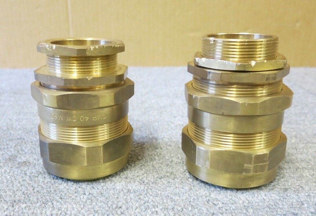 2 x CMP BS6121 Part 1:1989 CMP 40 CW M40 Mexhanical Heavy Duty Cable Glands