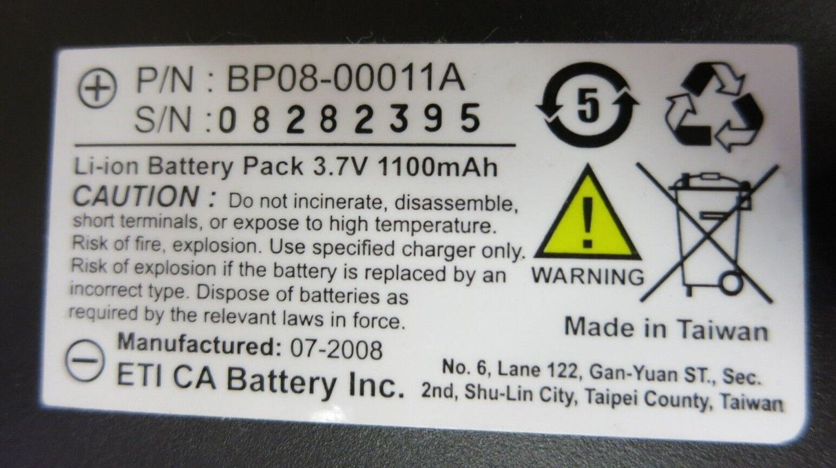 Datalogic 94ACC1368 Lithium-Ion Li-Ion Standard Rechargeable Battery