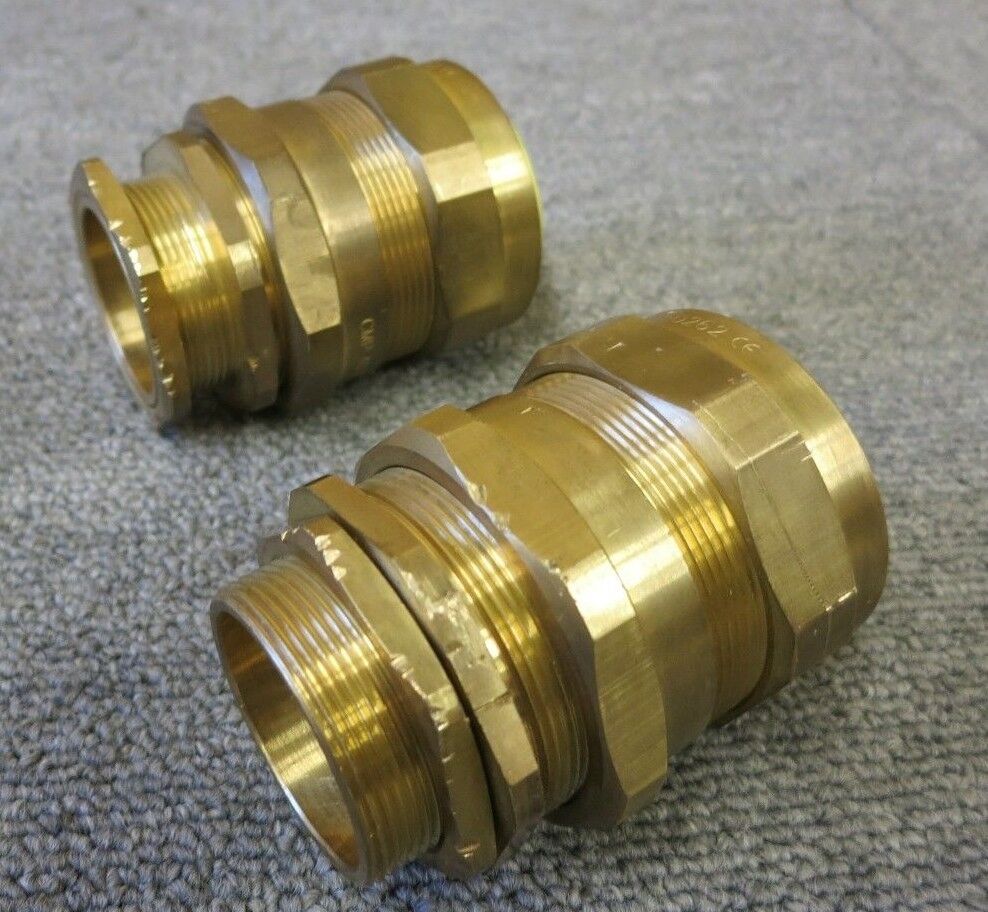 2 x CMP BS6121 Part 1:1989 CMP 40 CW M40 Mexhanical Heavy Duty Cable Glands