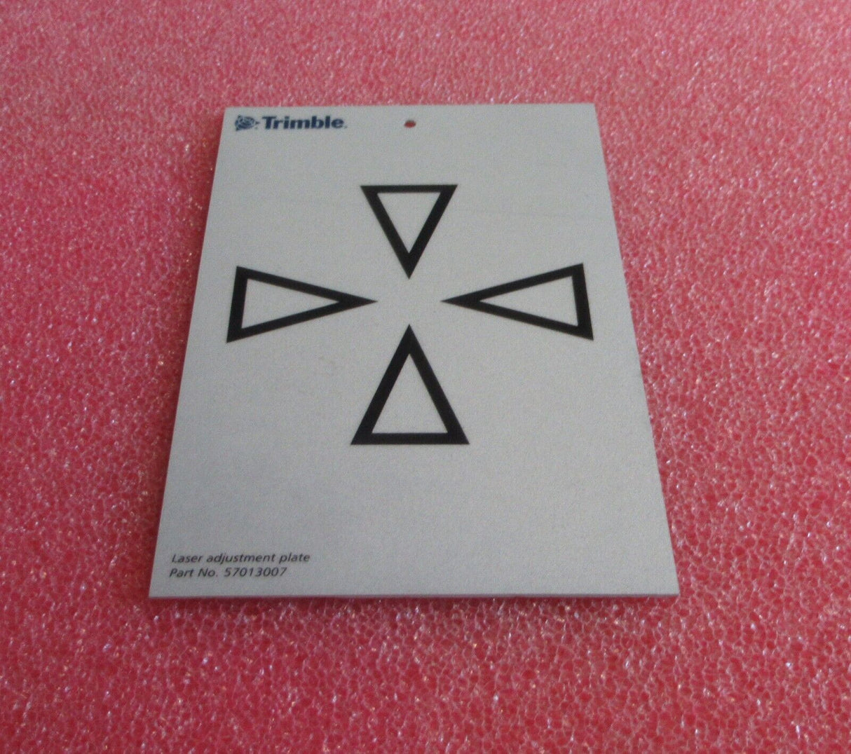 Trimble S Series SX10 SX12 Laser Adjustment Plate 57013007