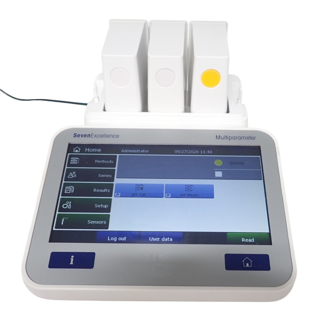 Mettler Toledo SevenExcellence Touchscreen Multiparameter Meter + pH/mv Module3