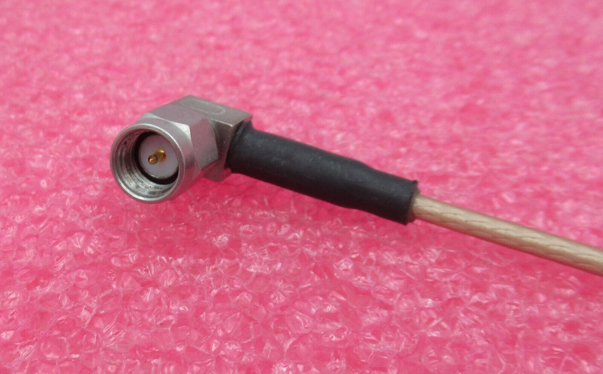 SMA Male Right Angle To SMA Male Straight 1M Brown Coaxial RF Cable