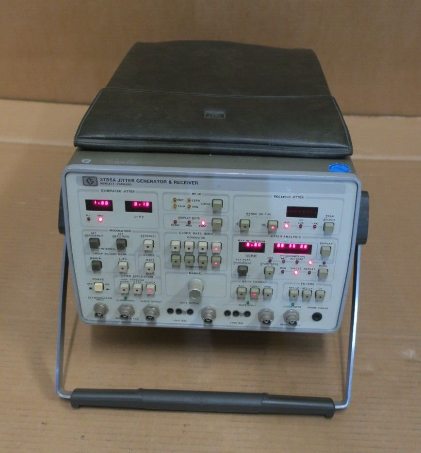 HP Agilent 3785A PCM/TDM Jitter Generator & Receiver 48Hz - 66Hz 220V